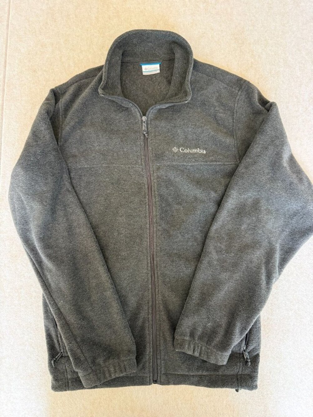 Columbia Fleece Quarter Zip Pullover Men’s Medium Gray 1044